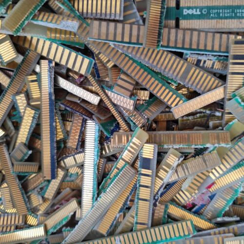 30 Grams Gold RAM Fingers GOLD PLATED FOR SCRAP GOLD RECOVERY - Picture 4 of 8