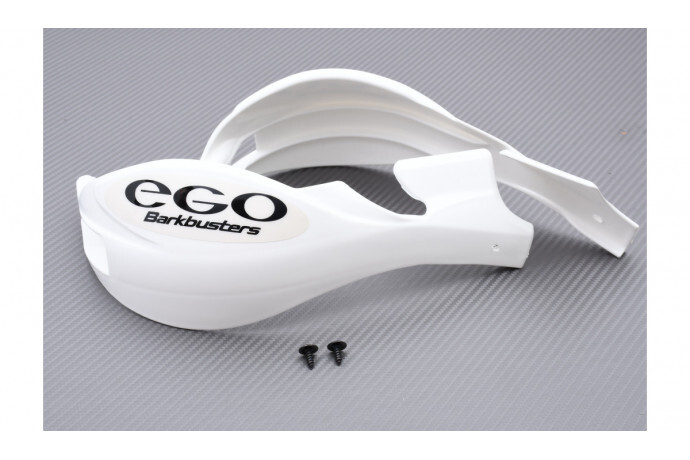 Coque de protège-mains pour moto enduro EGO blanc EGO-003-00-WH
