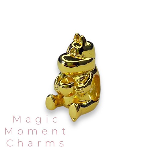 Gold Plated Sterling Silver S925 - MOOMIN Cartoon European Charm & Gift Pouch - Picture 3 of 8