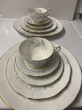 Northumbria Morning Mist 2 Sets 5 Pc Place Settings. Excellent (4 Available)