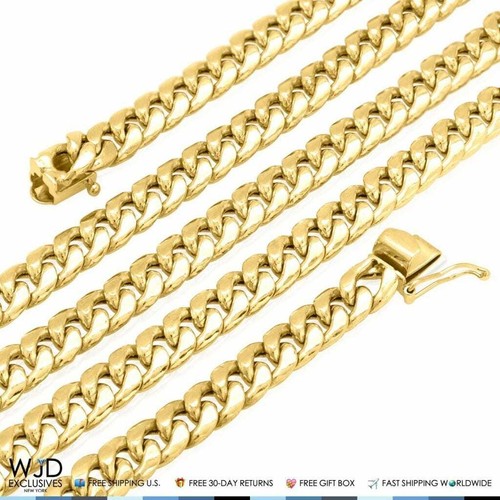 10K Yellow Gold Hollow 10mm Miami Cuban 