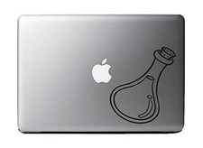 Love Potion Black Vinyl Decal Sticker for 13" Macbook Laptop Computer