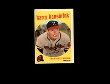 1959 Topps 322A Harry Hanebrink with Traded Line VG #D1,193101