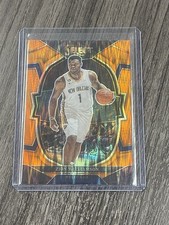2023-24 Panini Select #24 Zion Williamson Orange Basketball Card 
