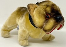 Nature Babies Mohair R. DAKIN Co. Vintage plush bulldog Dog