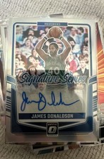 2024-25 Panini Donruss Optic - Signature Series James Donaldson auto 