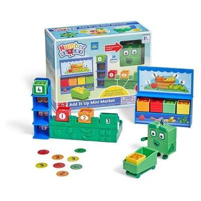 Learning Resources Numberblocks Add It Up Mini Market, Role Play Toy, Count