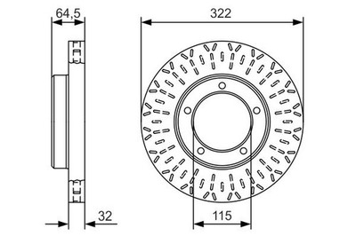 Bosch 0 986 041 550 Drehstromgenerator für MERCEDES-BENZ
