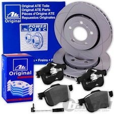 ATE PowerDisc BREMSSCHEIBEN + BELÄGE VORNE für MERCEDES E-KLASSE W212 S212 W207