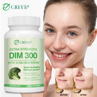 DIM 300mg - PMS Lindern, Die Stimmung Verbessern, Hormon Östrogen Gleichgewicht