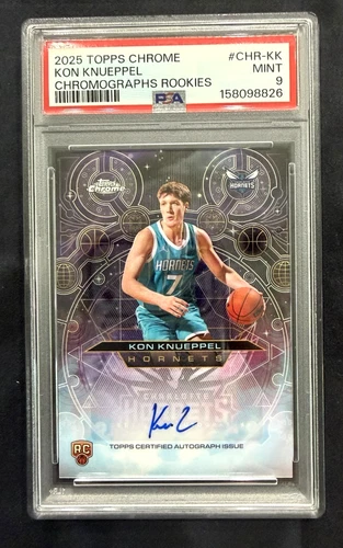 2025 Topps Chrome Kon Knueppel Base (PSA 9)