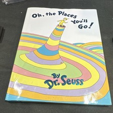 Dr. Seuss Oh, the Places You'll Go! Hardcover Random House 1990