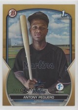 2023 Bowman 1st Edition Gold Foil 22/50 Antony Peguero #BPPF-62 0y9e