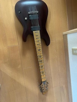 SCHECTER JEFF LOOMIS 7-STRING ELECTRIC GUITAR PURPLE - FOR PARTS OR NOT WORKING