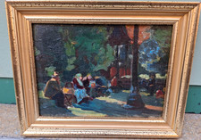 ALLA MANIERA DI ERMA ZAGO ' GIARDINI A MILANO'  NON FIRMATO VERA 'CHICCA' !