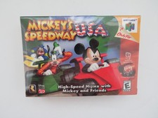 MICKEY'S SPEEDWAY USA  ( Nintendo 64 - 2000 ) NEW SEALED