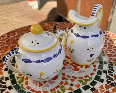 Le Soliel Strata Group VTG Italian Cream And Sugar Set 