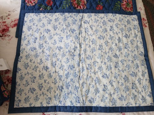 Juego de fundas de edredón y almohada Aqua Home reversibles estampadas florales de algodón REEN-NUEVO CON ETIQUETAS - Imagen 5 de 10