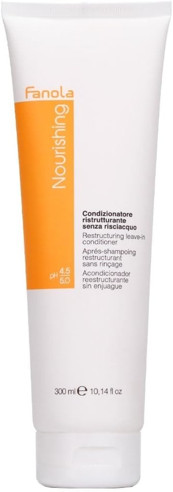 Fanola Restructuring Leave In Conditioner 300ml Deep Hydration Hair Repair