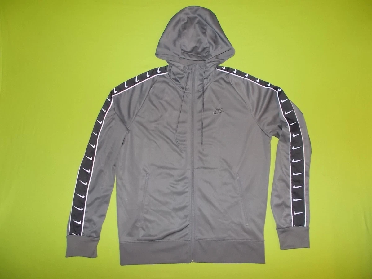 Trainingsjacke NIKE (M) PERFEKT!!! TRAININGSANZUG OBERTEIL Track Grau Logos...