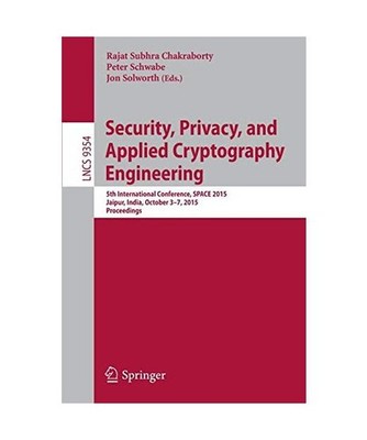 Security, Privacy, and Applied Cryptography Engineering: 5th International Confe