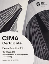 CIMA BA2 Fundamentals of Management Accounting: Exam Practice .9