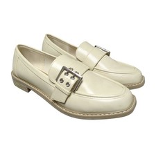 DV by Dolce Vita Women's Glossy Slip-On Fayte Loafer Ivory, 8 