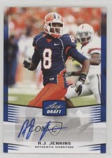 2012 Leaf Draft Auto Blue AJ Jenkins #AJJ Auto 0rd2