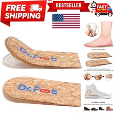 s Heel Lift for Leg Length Discrepancies, Height Increase Insole for Heel Spu...