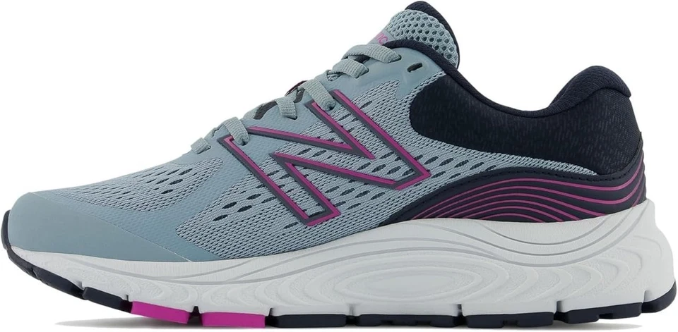 Zapatos para correr New Balance® para mujer 6,5 B 840v5™ en ciclón/eclipse/magenta pop Foto 3 de 4