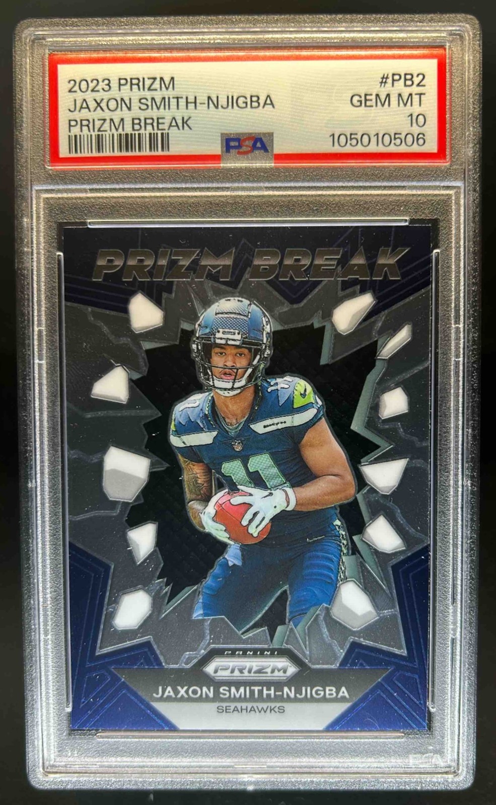 Jaxon Smith-Njigba Panini Prizm Break #PB2 Base