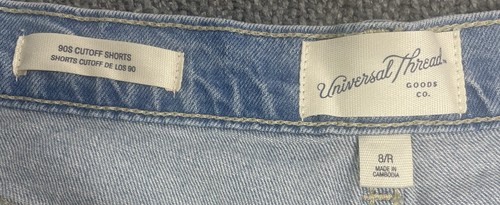 Universal Thread Women's Size 8/R Blue Cut-Off Shorts 3" Inseam "fit 30x3" NWT - Picture 4 of 11