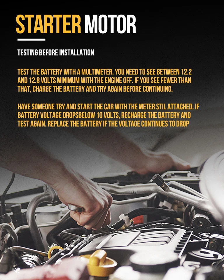 Arranque para Chevrolet Silverado 2500 HD 2005 6L 11 dientes 6492N 9000853 12573852 Foto 4 de 4