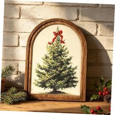Arched Framed Wall Art Decor for Christmas Tree - Decor for Wall Art