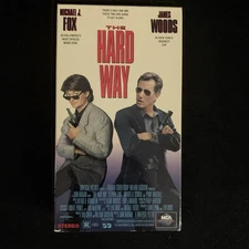 The Hard Way VHS 1991 Michael J Fox James Woods Video Cassette Tape Movie