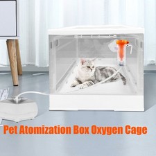 Pet Atomization Box Oxygen Room Foldable Easy CarryVeterinary Nebulization Cage-