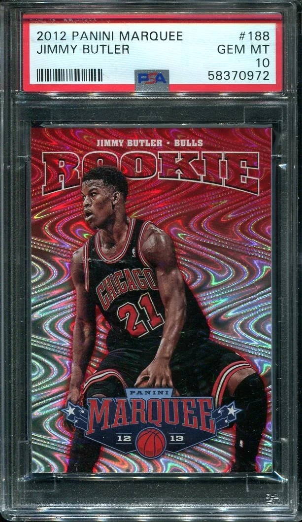 Deal for 2012 Jimmy Butler Rookie Card PSA 10 Panini Marquee #188 Chicago Bulls