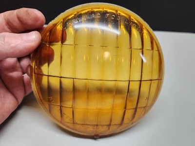 1941 Cadillac Fog Light Lens Appleton Electric Company Amber Lens