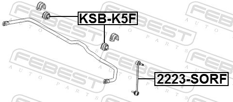 ✅Fits FEBEST KSB-K5F SLEEVE STAFF. FRONT MAZDA 3  ⭐UK Seller⭐