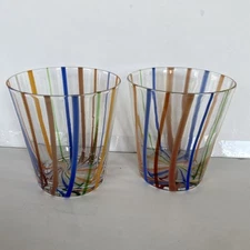 Studio Nova Cabana Stripe Double Old Fashion Multicolor Stripes Set of 2