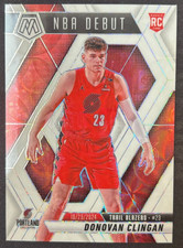 Donovan Clingan 2024-25 Panini Mosaic 08/25 White Choice NBA Debut RC #261