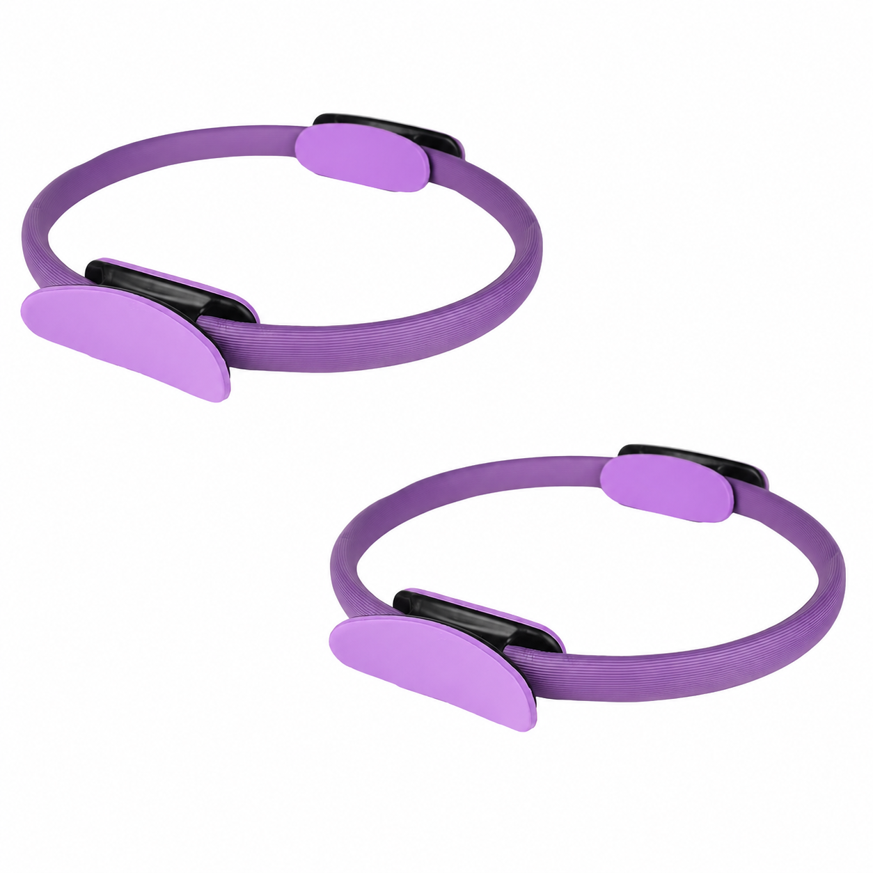 2x Pilates Ring Yoga Fitness Magic Circle Double Handle Resistance Exercise Ring - Image 4