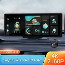 K2 2.0 Dash Cam 10.26" 4K Car Dvr Camera Carplay & Android Auto Video Recorder