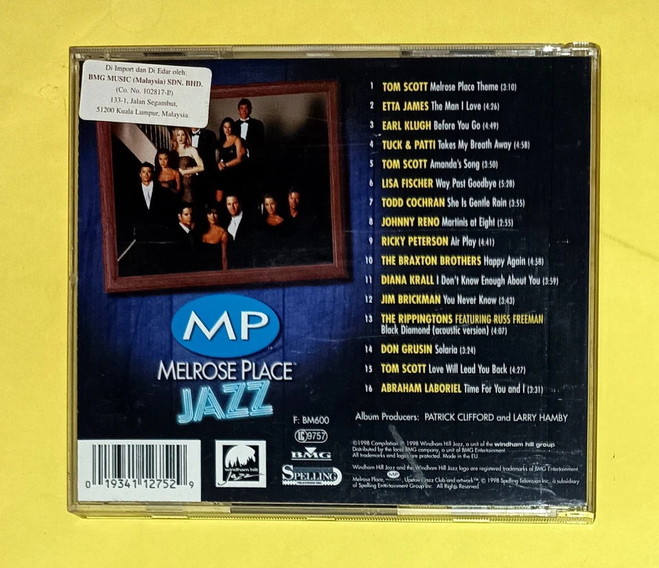 MELROSE PLACE JAZZ CD - Image 2 of 3