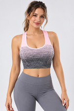 Damen Seamless Sport-BH &ndash; Atmungsaktives Fitness Top mit Racerback | Elastisch &