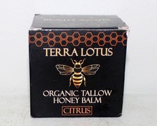 Terra Lotus Organic Beef Tallow Balm with Raw Honey Citrus Moisturizing Cream