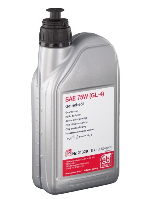Huile de transmission Febi 75W 1L GL4 MTF normée Mercedes MB 235.10