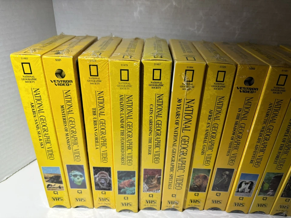 National Geographic Society Video Club VHS Tapes - 25 VHS Video Tapes 13 Sealed - Image 3 of 4