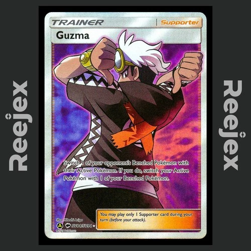 Guzma - SV84/SV94 - Ultra Rare - Hidden Fates Shiny Vault - Pokemon Card - NM/M