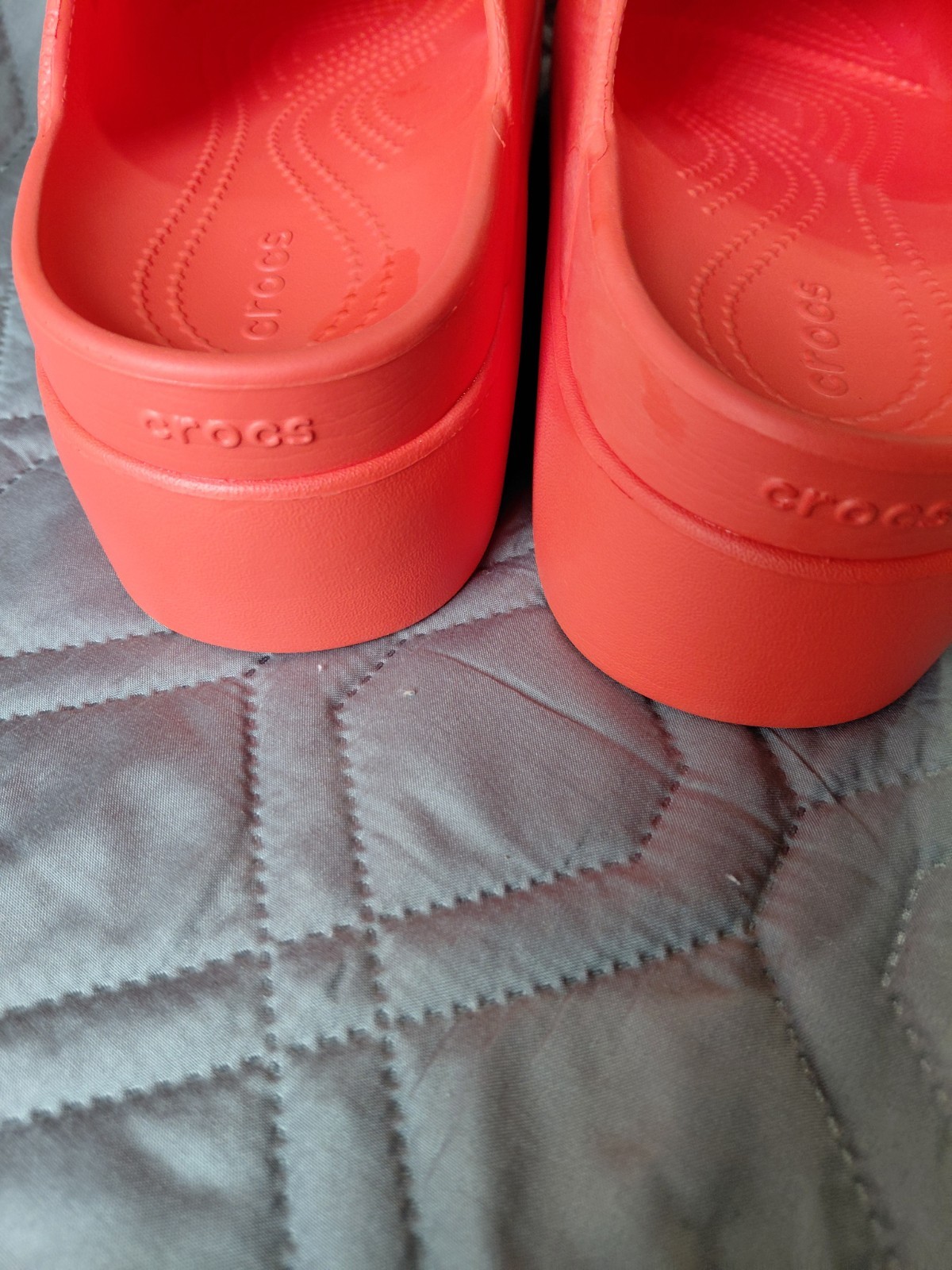 Crocs Platform Devan Bright Orange! Size 9, Super… - image 4